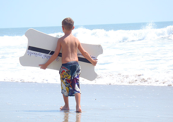 Hyperbolic Skimboard